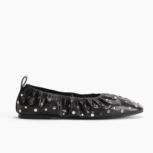 H&M Black Studded Flats